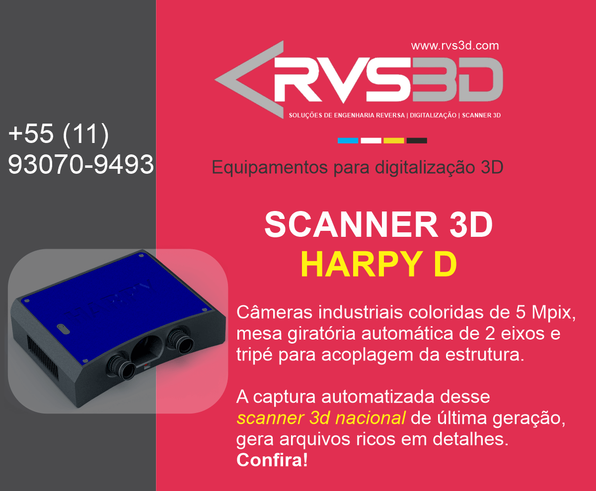 Scanner 3D HARPY D