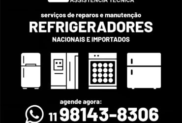 Consertos para refrigeradores de marcas nacionais e importadas