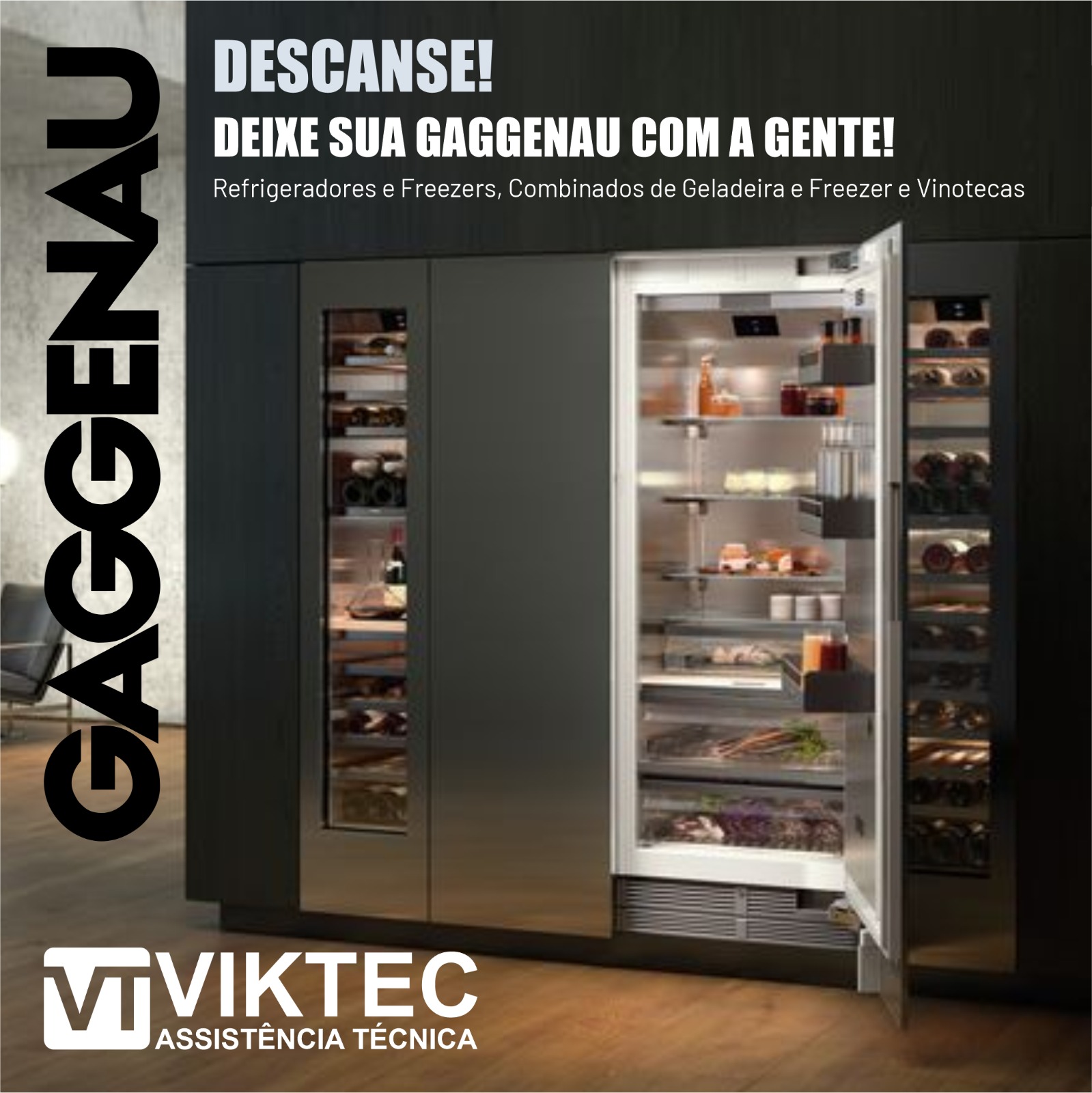 Reparos para refrigeradores Gaggenau