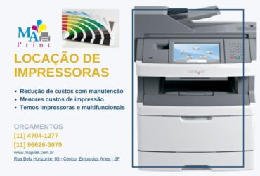 LOCAÇÃO DE IMPRESSORAS MA PRINT