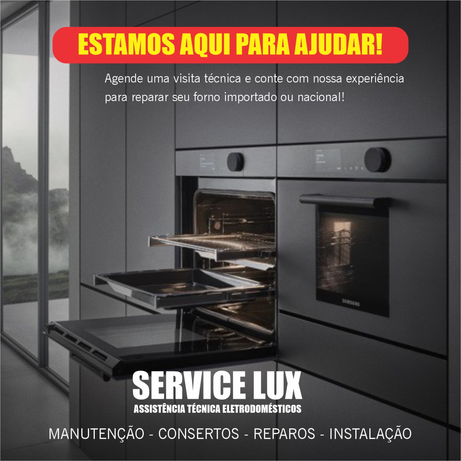 ServiceLux especializada em reparos em forno