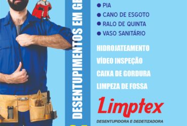 Desentupidora Limptex em São Paulo