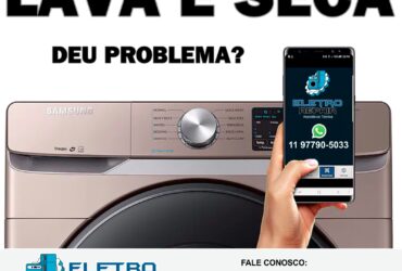 Lava e seca reparos é com a Eletro Repair