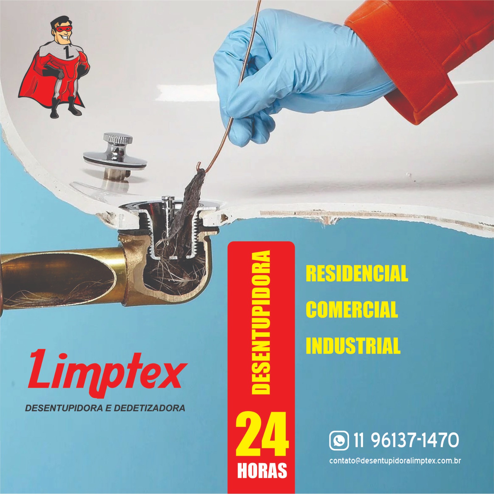 Desentupimentos e limpa fossa Limptex