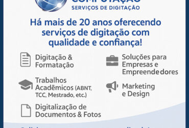 Serviços de Digitação Profissional – A gente digita, formata e entrega pronto!