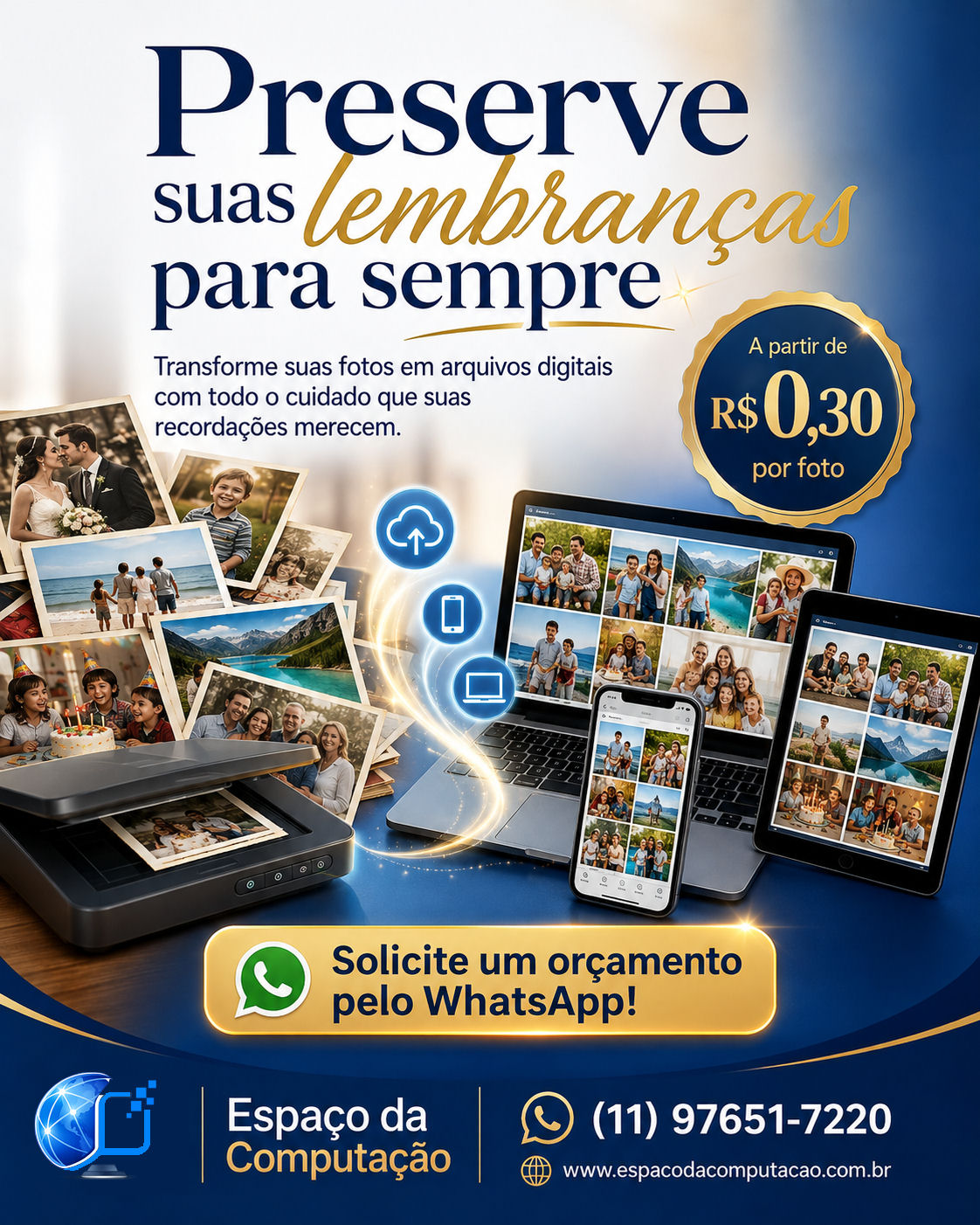 Digitalização de Fotos no Ipiranga – São Paulo